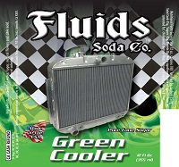 Fluids Green Cooler Green Apple Soda